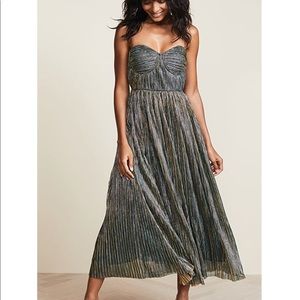 New Glamorous Metallic Strapless Dress